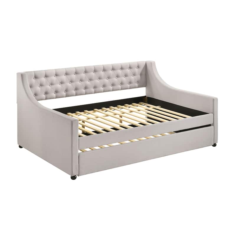 Capitola Fog Upholstered Daybed with Casters