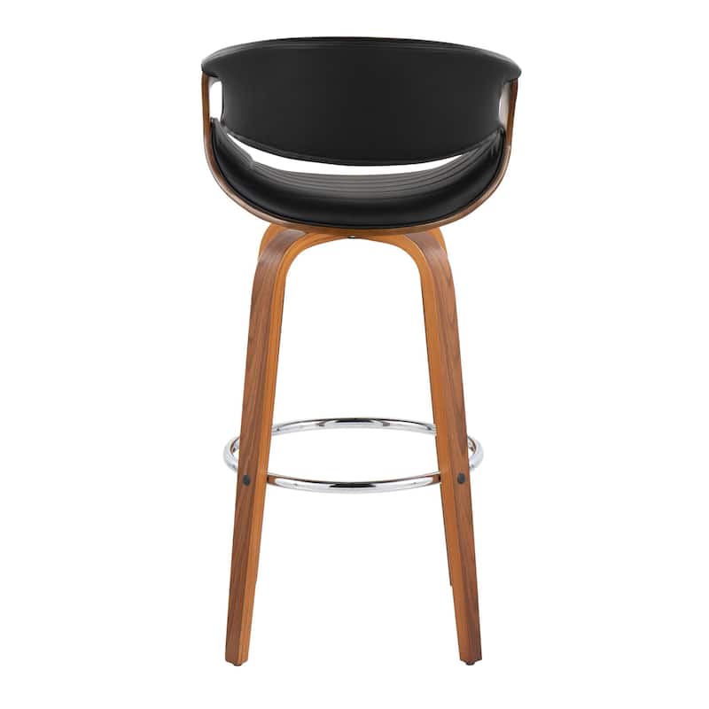 Carson Carrington Kanteborg 30" Fixed-Height Bar Stool with Round Footrest (Set of 2)