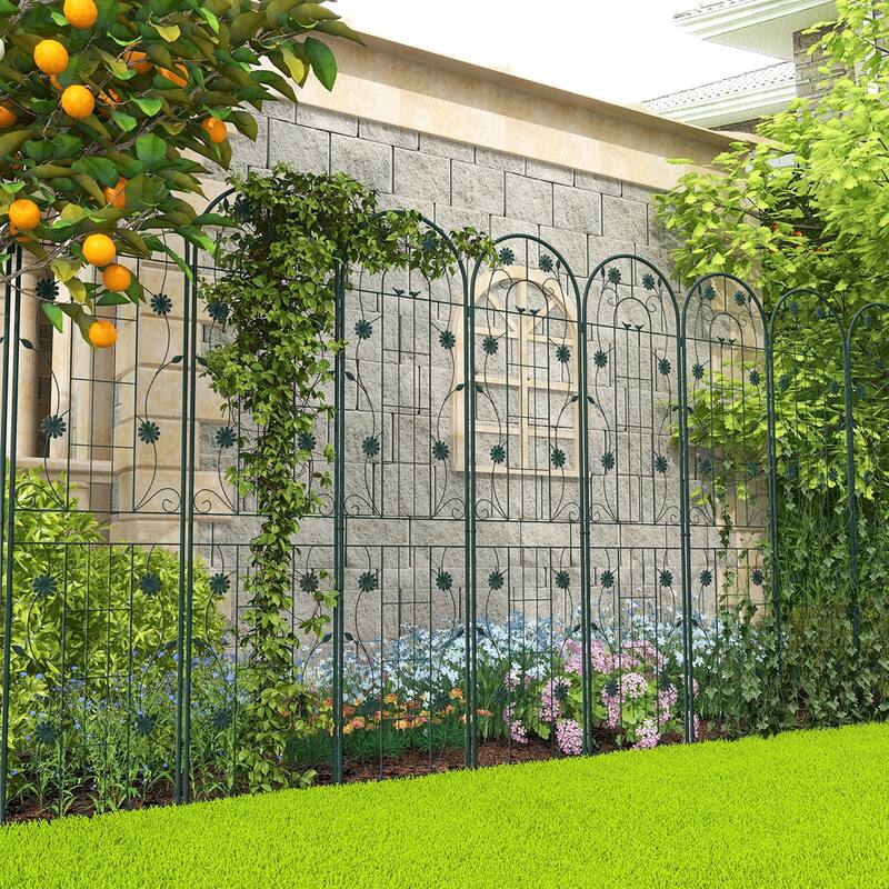 Costway 2 Pack Rustproof Metal Garden Trellis 71" x 20" Wire Lattice - See Details