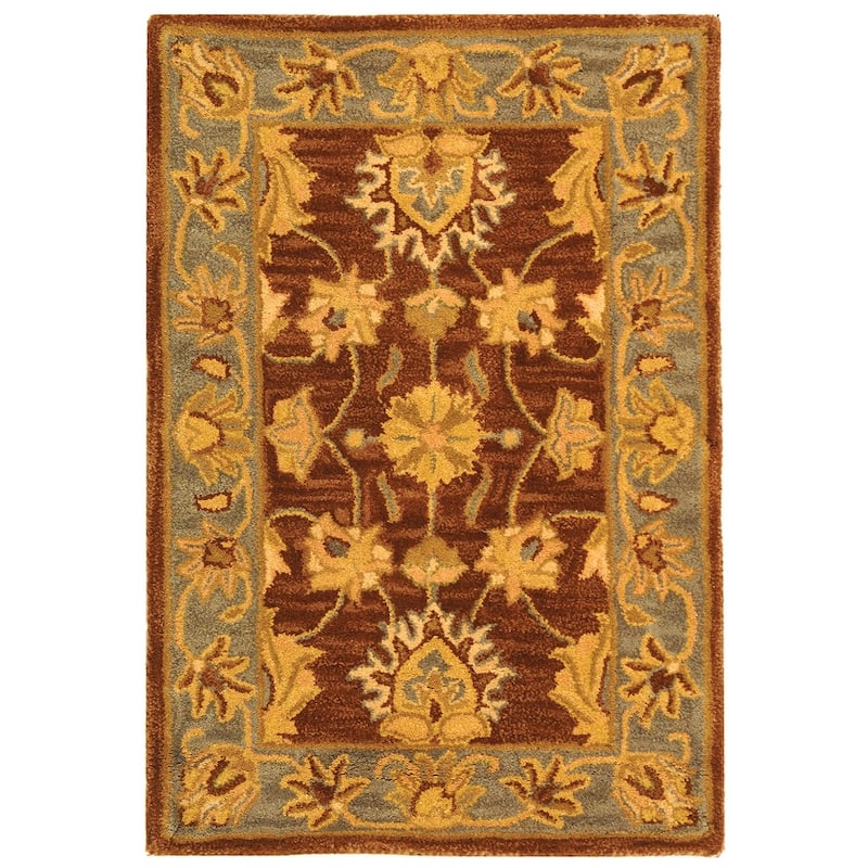 SAFAVIEH Handmade Heritage Kimono Traditional Oriental Wool Rug