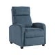 preview thumbnail 14 of 180, Fremont & Park Covelo Corduroy Recliner Collection - Push Back Recliner and Power Lift Chair for Apartments and Living Rooms Midnight Blue