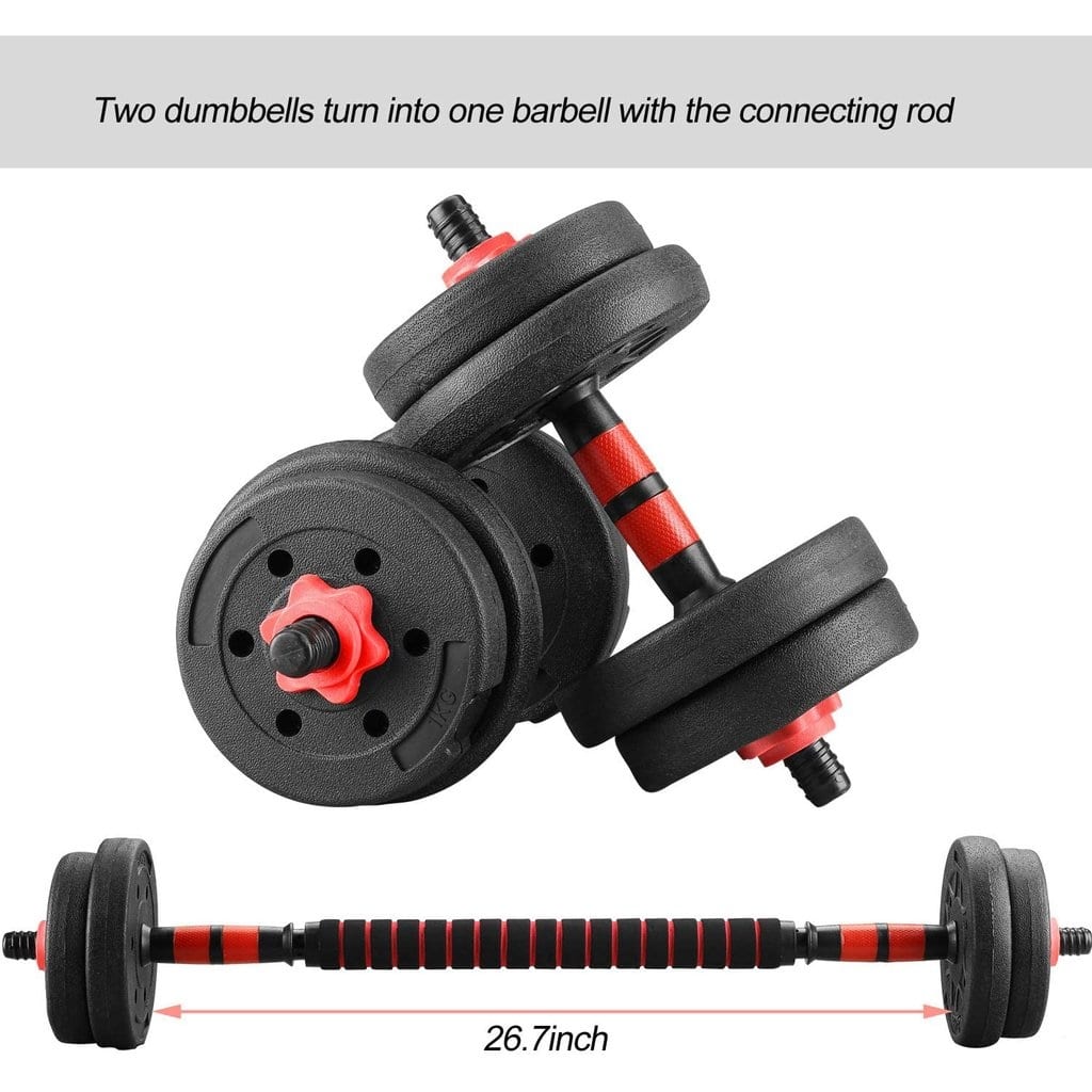 Zenova Exercise Dumbbells Set, Adjustable Strength 22bl