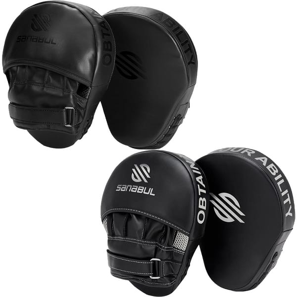 Shop Sanabul Essential Curved Boxing And Mma Punch Mitts One Size Overstock 30487942