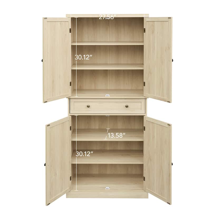 Storage Cabinet with Adjustable Inner Shelves