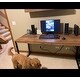 Carbon Loft Jannah Rustic Brown Embossed Writing Desk