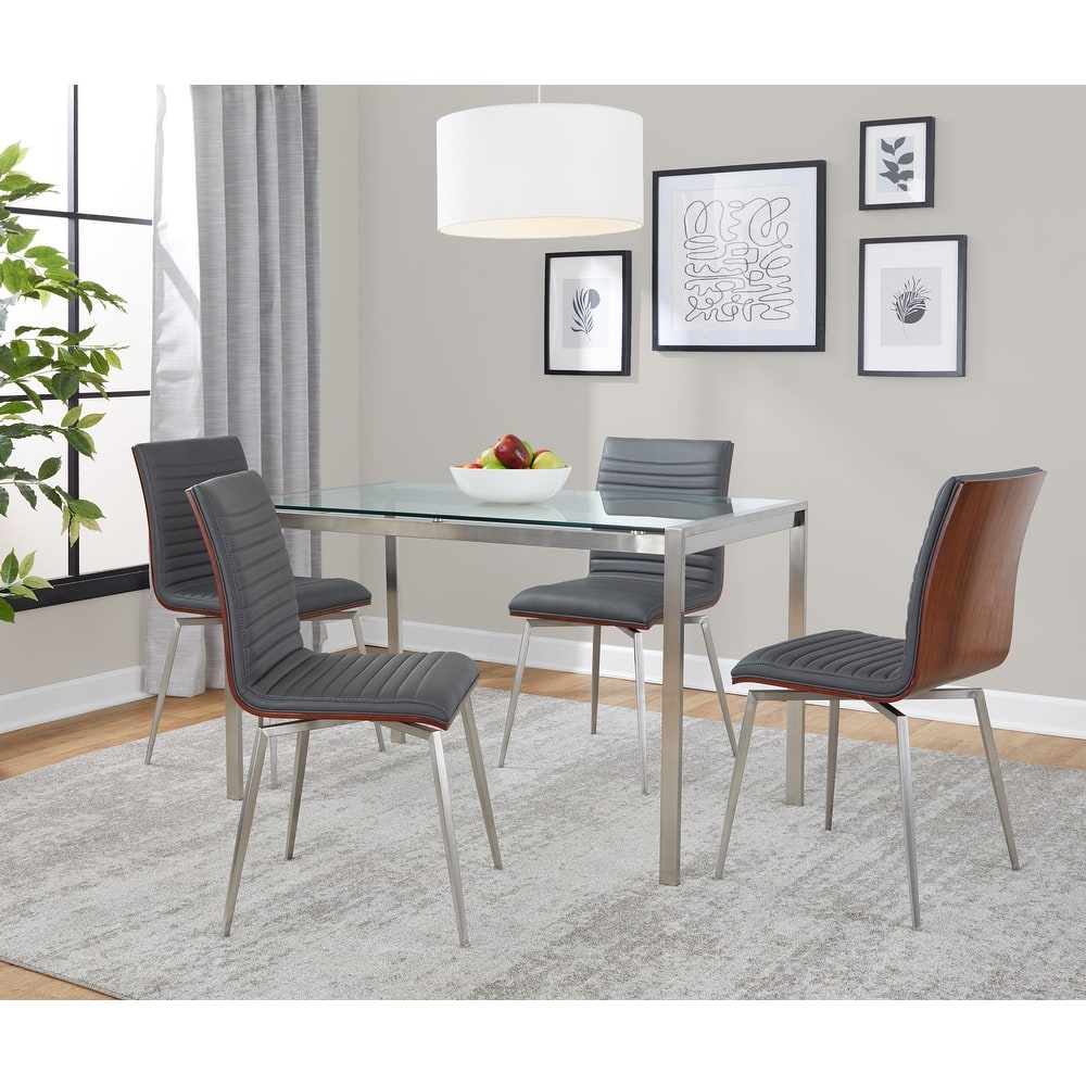 Strick & Bolton Forrest Tyra 5-Piece Dining Set with Swivel