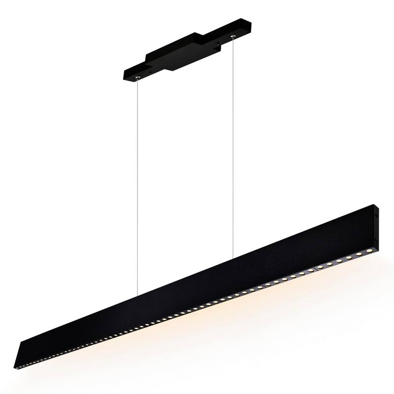 Bellagio 45 in LED Integrated Black Chandelier