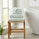 preview thumbnail 133 of 197, Linery & Co. Cotton Diamond Waffle Texture Bath Towels 6 Piece Set - Pastel Blue
