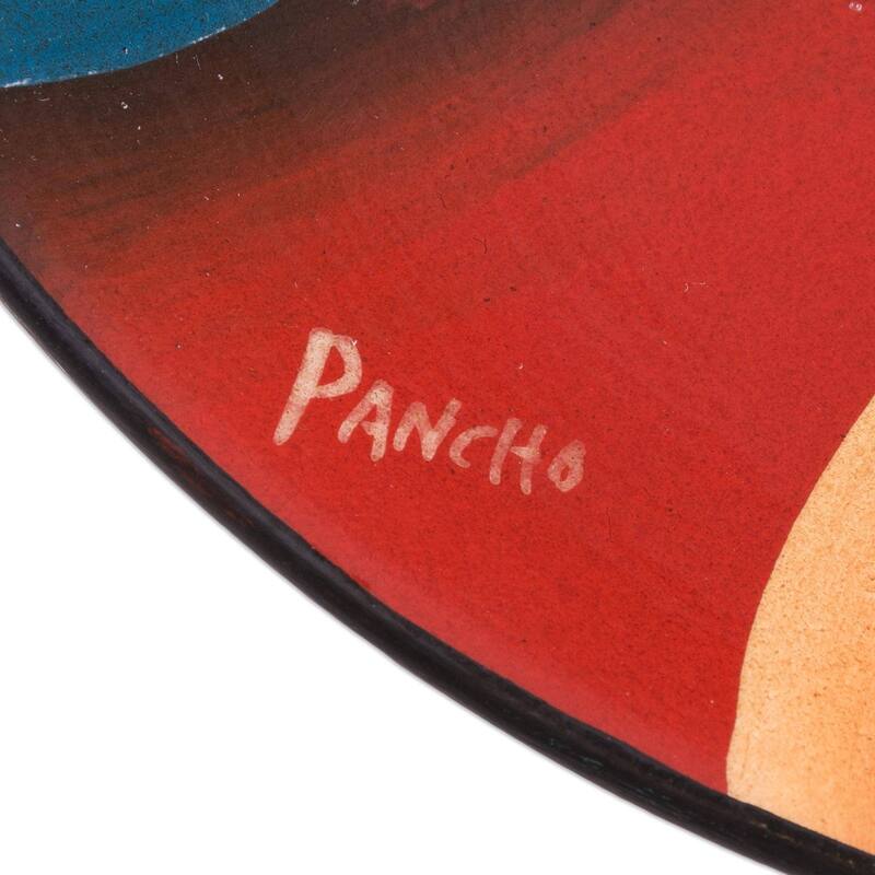 Novica Handmade Women Of The Andes Ceramic plate