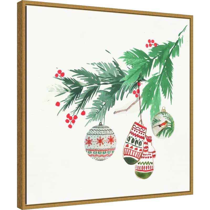 Christmas Morning by PI Studio Framed Canvas Wall Art