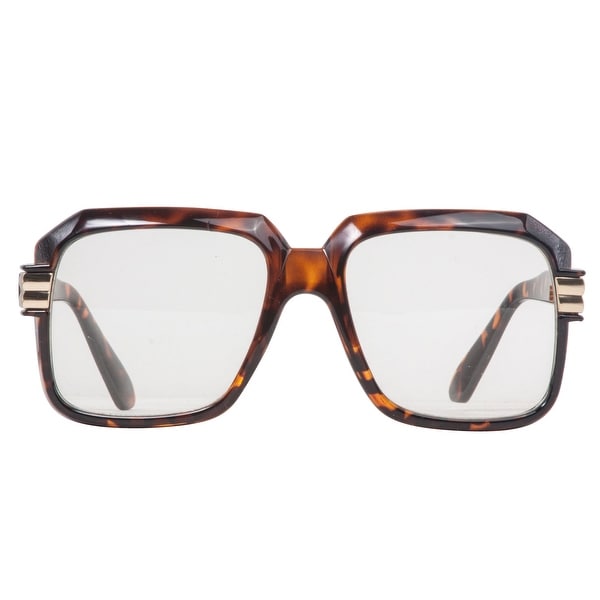 Men CLASSIC RETRO HIP HOP Style SUN GLASSES Round Gold Tortoise Frame Brown Lens