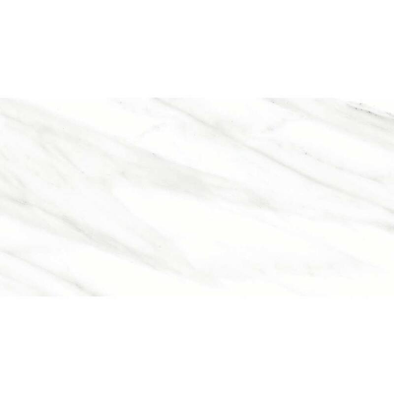 The Tile Life Belus 24x48 White Porcelain Floor & Wall Tile