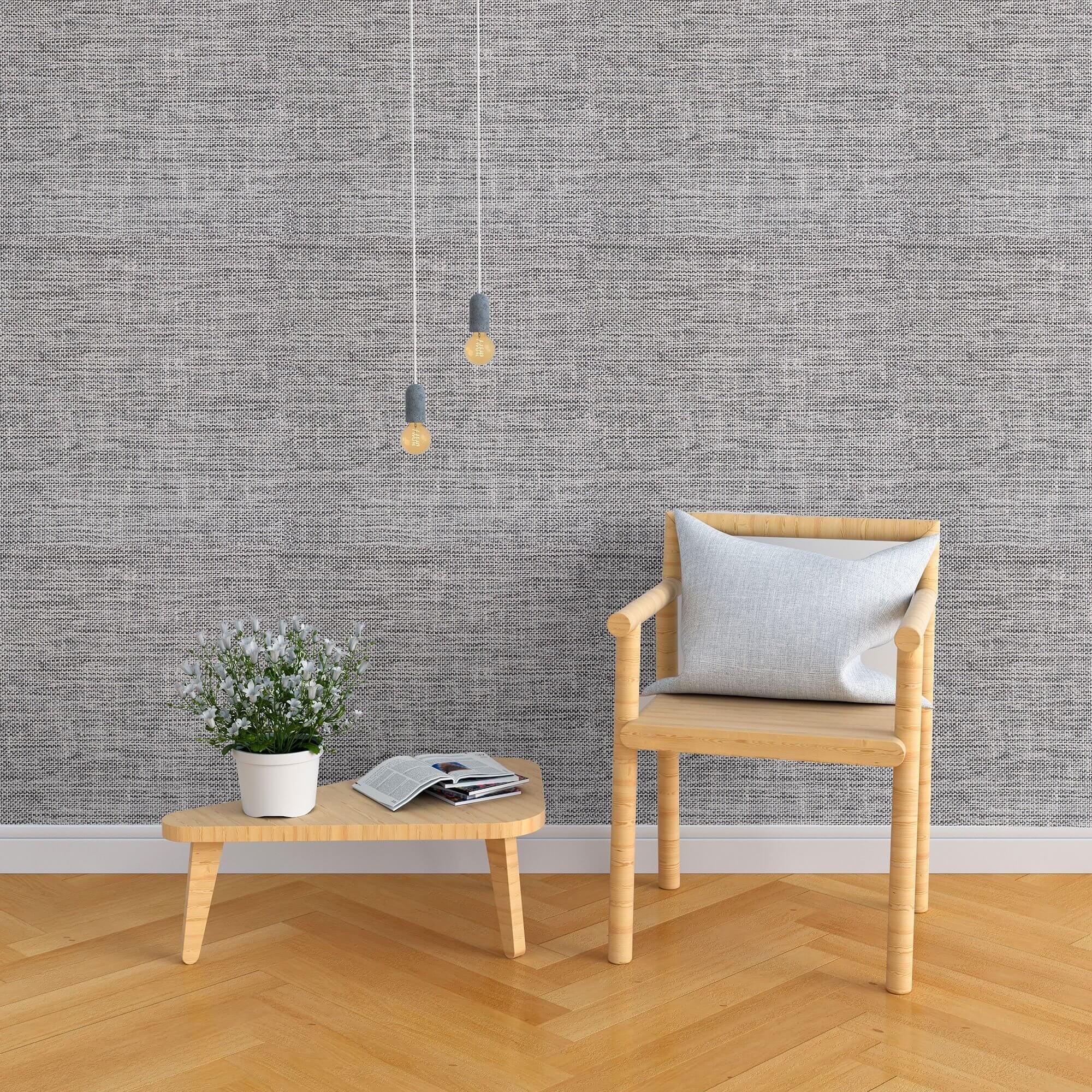 Stanley Grey Plywood Texture Wallpaper - Bed Bath & Beyond - 29735806