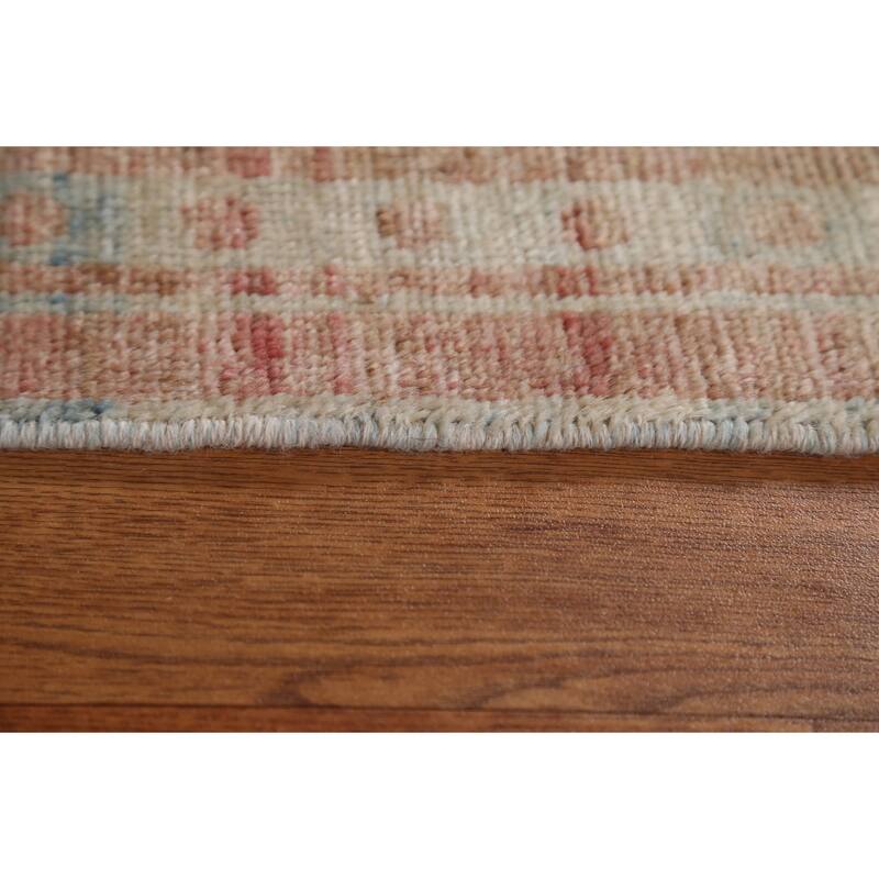 Hand Knotted Oriental 100% Wool Carpet Traditional Abstract Coral Art Deco Area Rug - 5' 0'' X 3' 10''