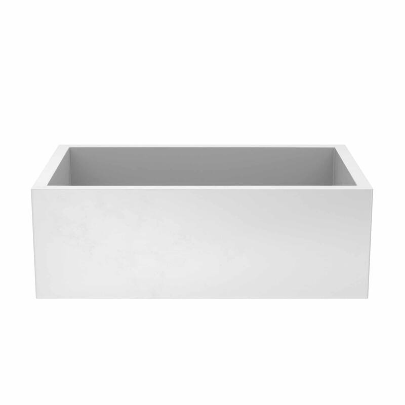 Native Trails NSK3018 NativeStone 30" Farmhouse Single Basin Concrete