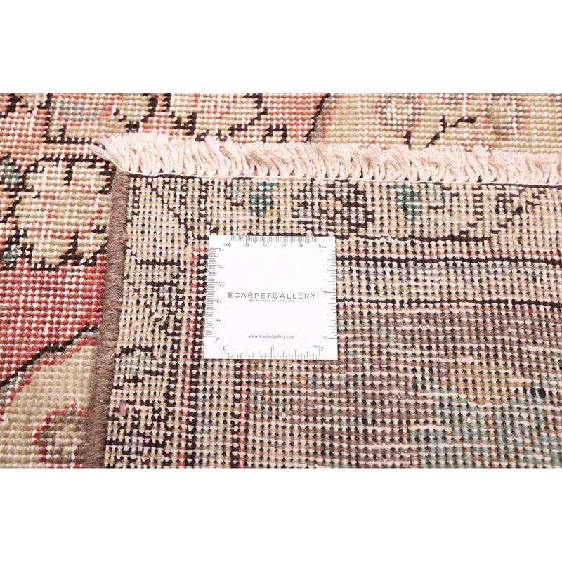 ECARPETGALLERY Hand-knotted Antalya Vintage Red Wool Rug - 6'5 x 9'2