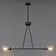 preview thumbnail 4 of 3, Maxim 26262SS Keppe 2 Light 5" Wide Linear Pendant