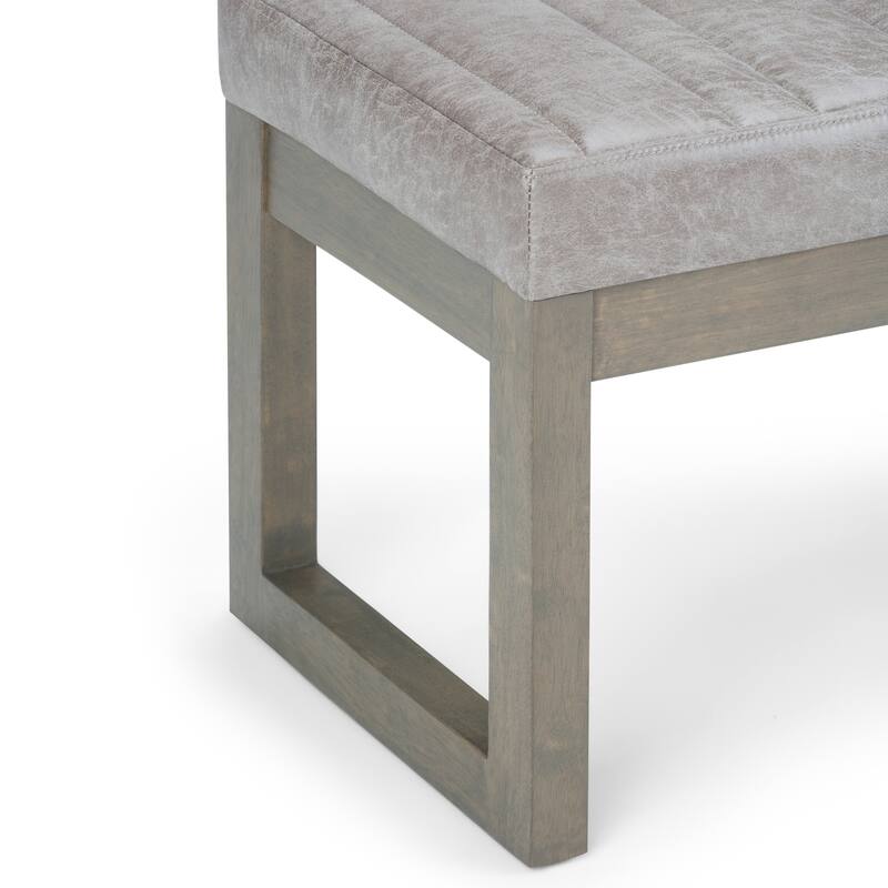 WYNDENHALL Kaufman 48 inch Wide Contemporary Rectangle Ottoman Bench