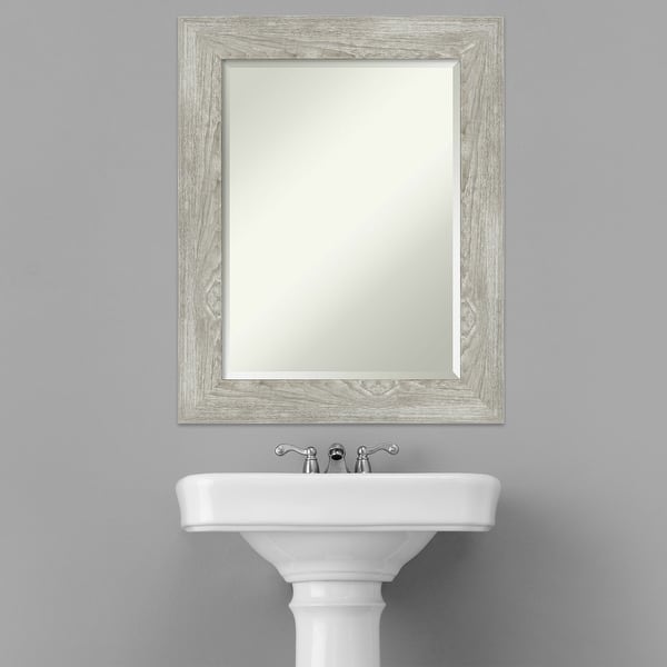 Dove Greywash Bathroom Vanity Wall Mirror Overstock 28480119