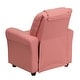 preview thumbnail 186 of 189, Contemporary Kids Recliner with Cup Holder and Headrest - 24"W x 21.5" - 36.5"D x 27"H