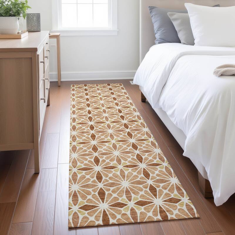 Machine Washable Indoor/ Outdoor Mosaic Pablo Chantille Rug