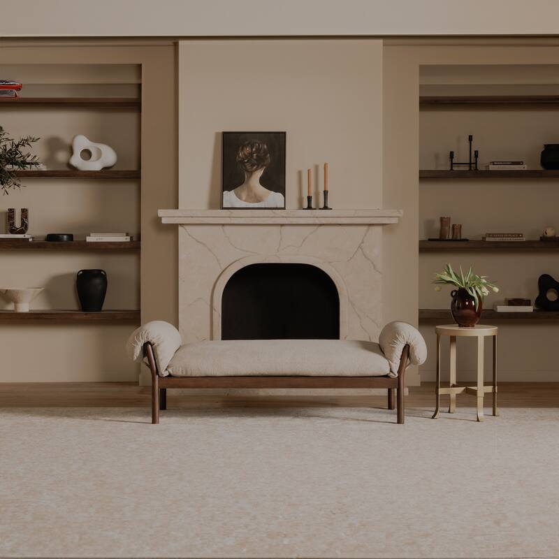 NADAAL STUDIOS Rivena Framed Painting, Courageous Woman Acrylic on Canvas with Solid Dark Wood Frame