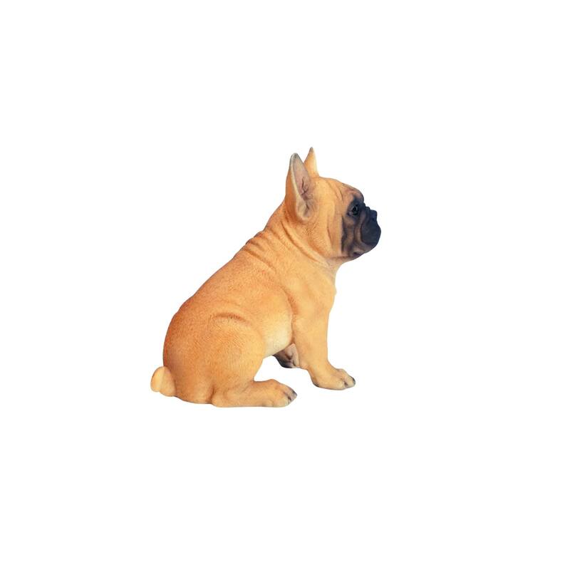 7" Sitting French Bulldog Puppy Outdoor Garden Statue
