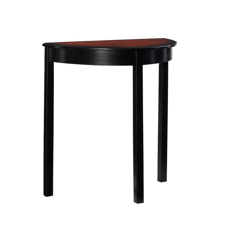 Transitional Console Table - 28" - Black Cherry