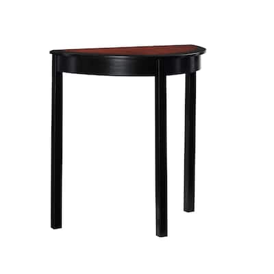 Transitional Console Table - 28" - Black Cherry