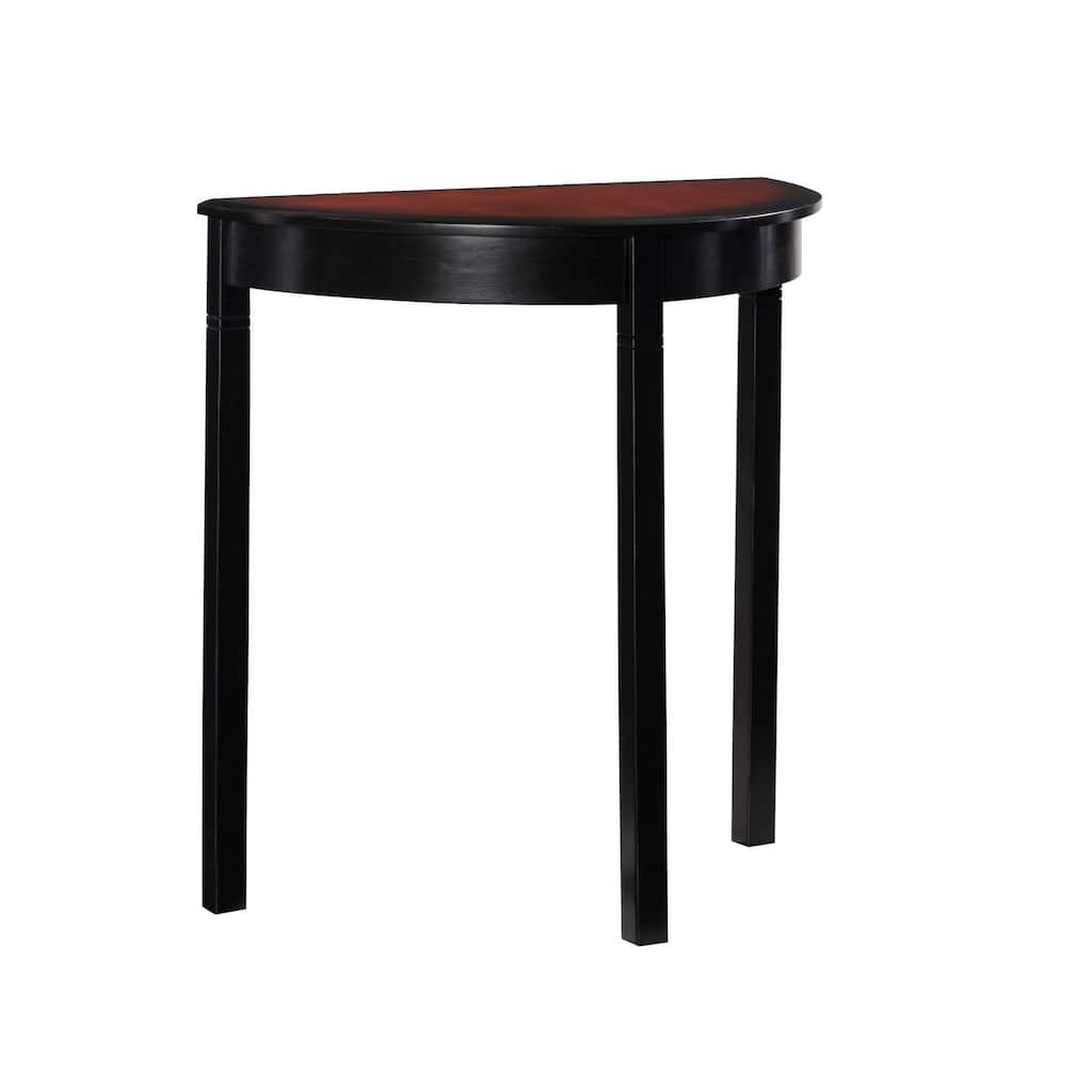 Transitional Console Table - 28" - Black Cherry