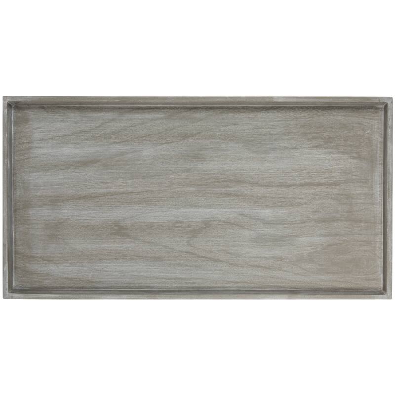 SAFAVIEH Parlee Antique White Coffee Table with Tray - 41.8" x 21.8" x 19" - 42"W x 22"D x 19"H