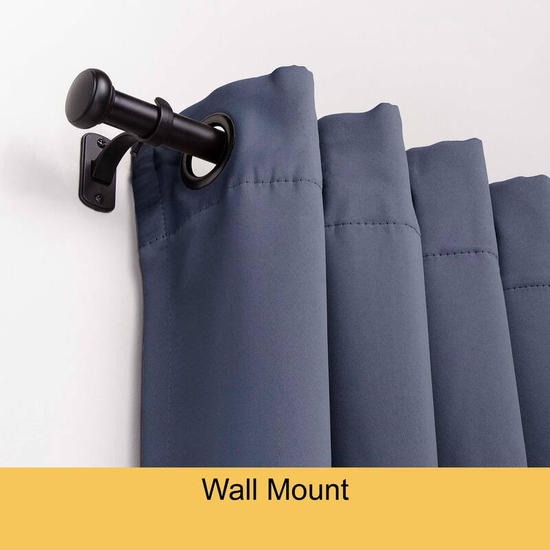 Kenney Weaver 1" Indoor/Outdoor Rust-Resistant Curtain Rod