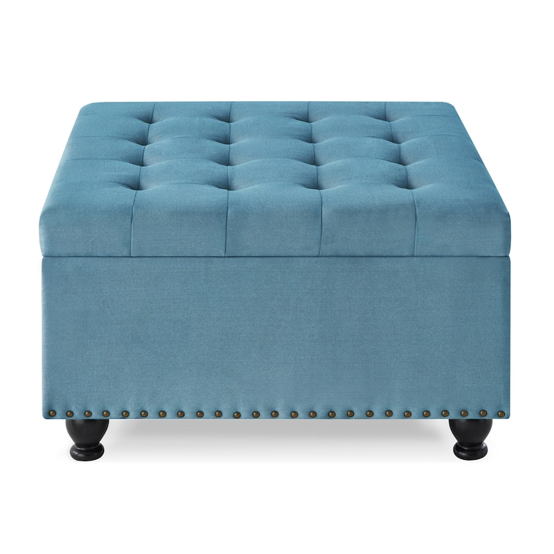 Large Square Storage Ottoman