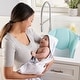 preview thumbnail 3 of 7, Contours Cozy Infant Sink Bather - Soft Baby Bath Seat for Newborns - Blue
