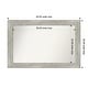 preview thumbnail 63 of 119, Dove Greywash Framed Non-Beveled Custom Wall Mirror, Bathroom Vanity Mirror Outer Size: 44 x 29
