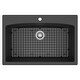preview thumbnail 80 of 82, Karran Drop-In Quartz 33 in. 1-Hole Single Bowl Kitchen Sink Kit