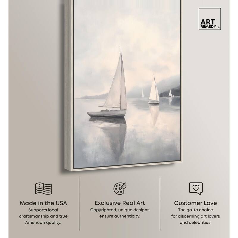 Dreaming of Sails Canvas by Art Remedy
