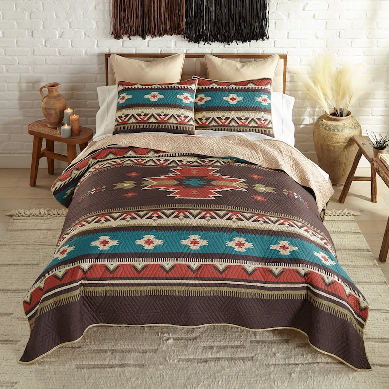Your Lifestyle by Donna Sharp Mahogany Desert Polyester Quilt Collection