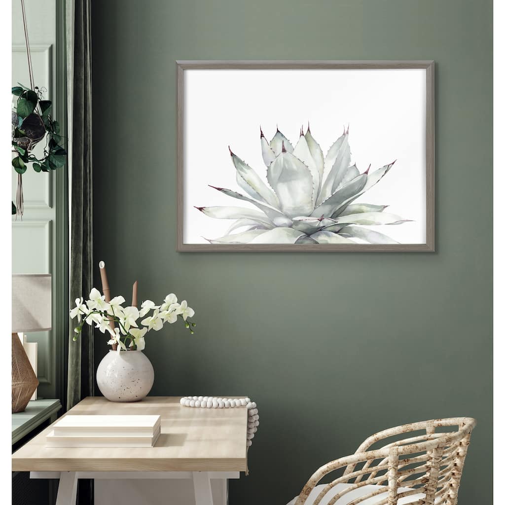 Kate and Laurel Blake Parrys Agave Glass by Emily Marie Watercolors