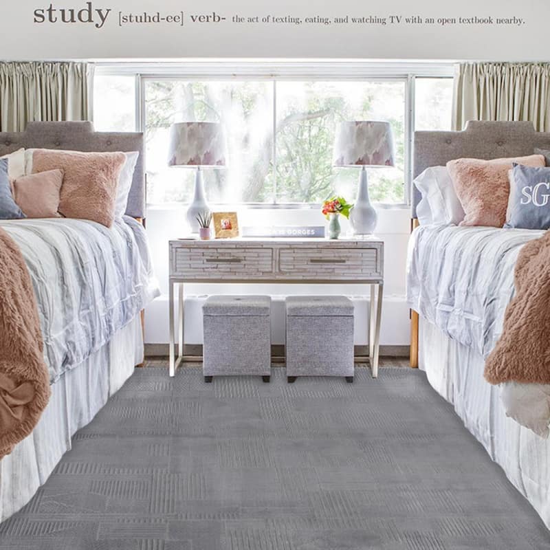 Gertmenian Arlo High Low Transitional Modern Gray Ivory Black Indoor Area Rug Collection