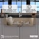 preview thumbnail 38 of 51, Karran Retrofit Apron-Front Quartz Double Bowl Kitchen Sink