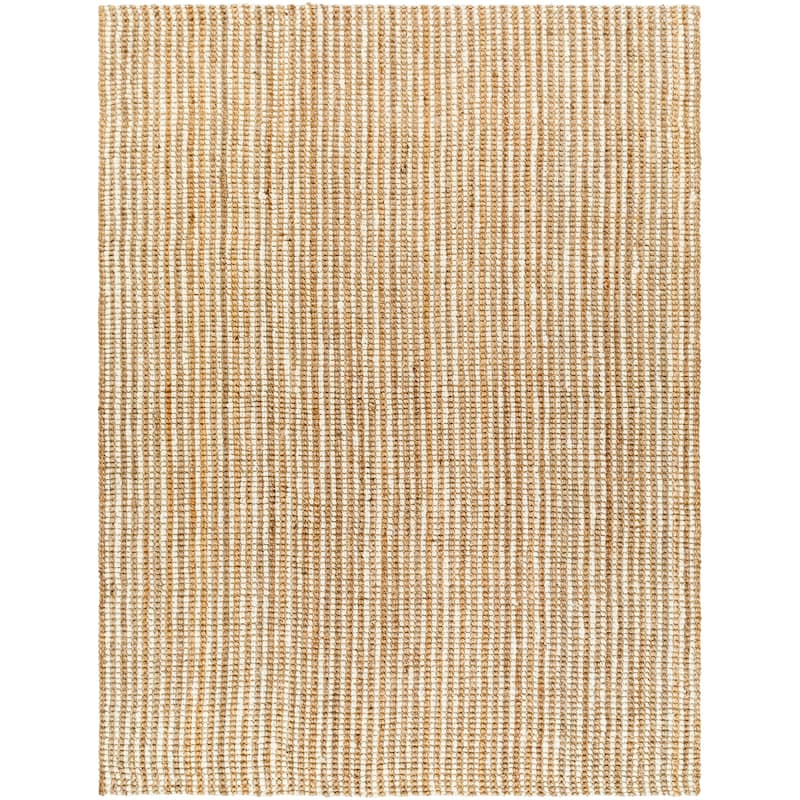 Livabliss Transitional Boucle Abstract Area Rug - 8' x 8' Square - Natural/Cream