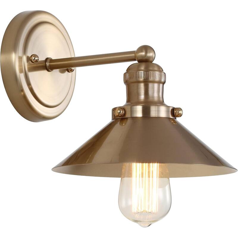 1-light vanity light brass gold hallway light metal bathroom light