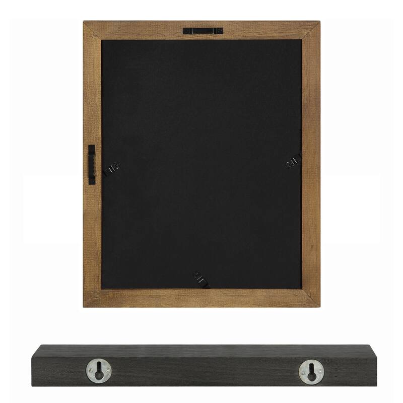 Kate and Laurel Bordeaux Gallery Wall Frame And Shelf Kit