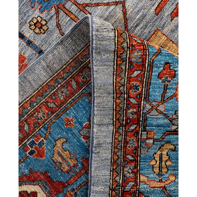 Serapi One-of-a-Kind Hand-Knotted Area Rug - Gray - 10' 2" x 14' 0"