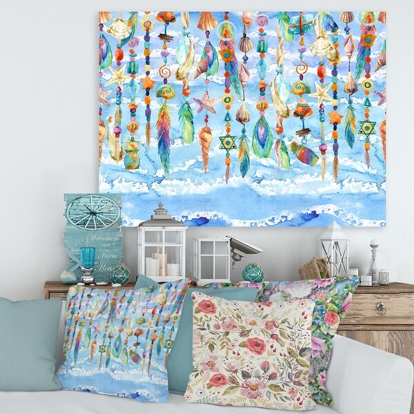 Beads store on canvas