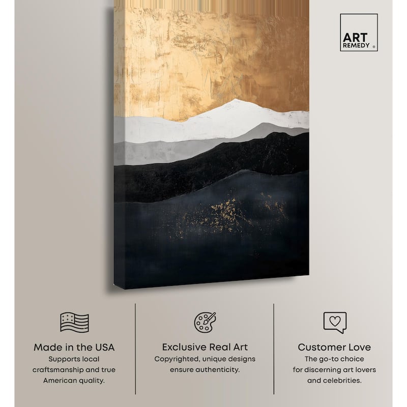 Golden Vista II Canvas by Art Remedy, Gallery Wrapped