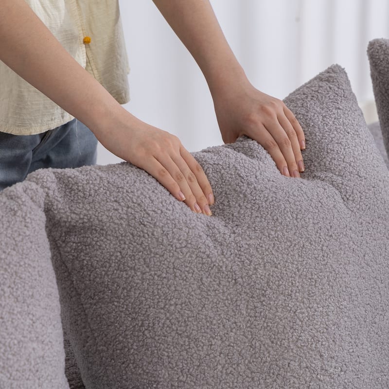 Modular Compressed Couch L-shaped Sectional Sofa with Chaise