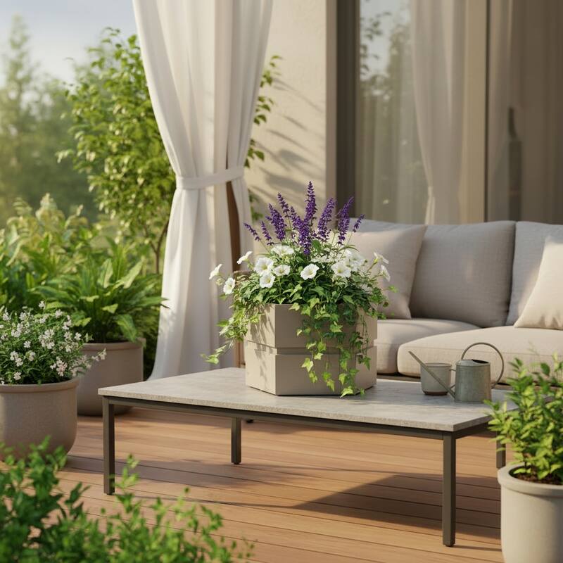 Hexagon Terrace Planter Box Short