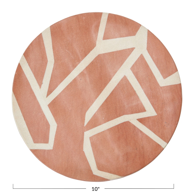 Round Sandstone Trivet - 10"
